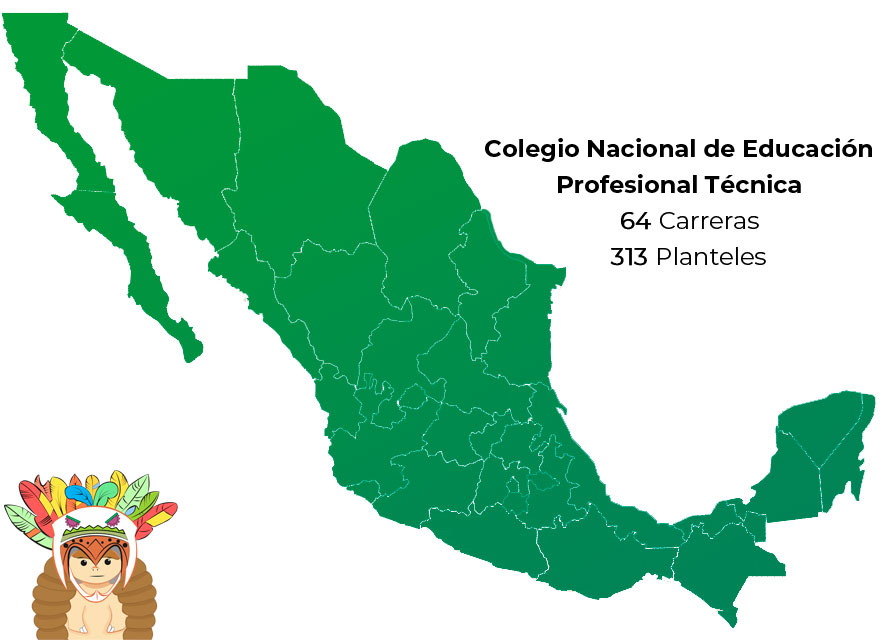 Mapa CONALEP