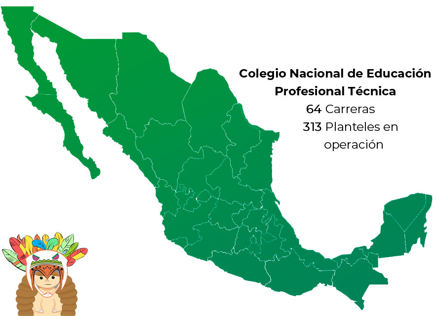 Mapa CONALEP