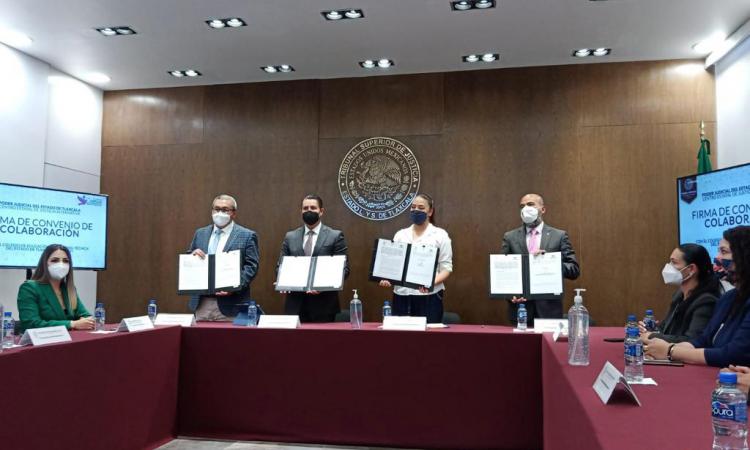 Firman Conalep y Poder Judicial de Tlaxcala convenio de colaboración