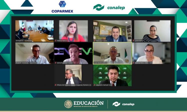 CONALEP y COPARMEX fortalecen relación a favor de los más de 300 mil estudiantes