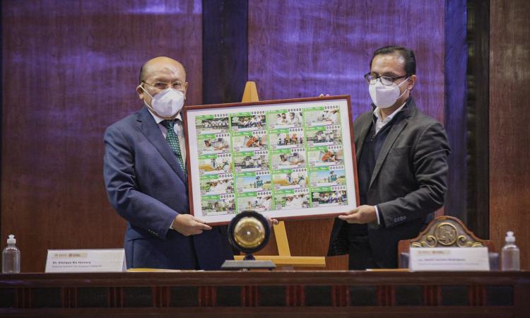 Conmemora Lotería Nacional al CONALEP