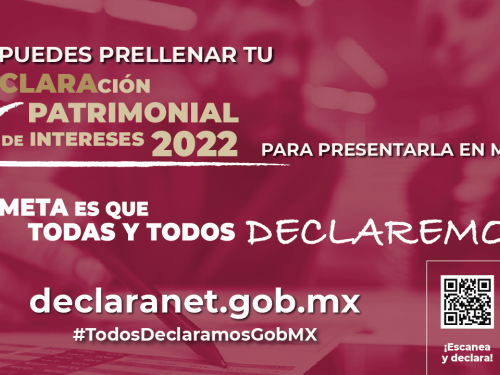 Realiza tú Pre llenado de la Declaración Patrimonial 2022