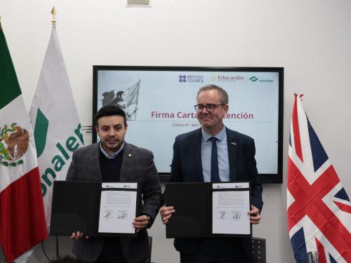 FOTO PRINCIPAL, FIRMA DE LA CARTA INTENCIÓN